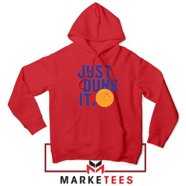 Slogan Nike Parody Red Hoodie