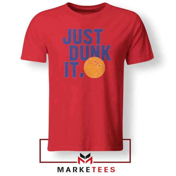 Slogan Nike Parody Red Tee Shirt