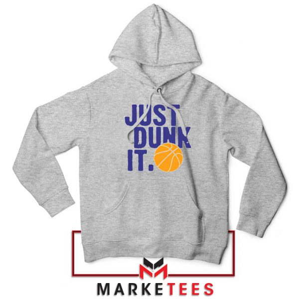 Slogan Nike Parody Sport Grey Hoodie