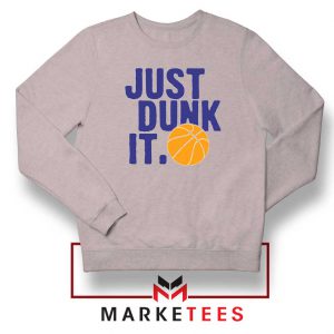 Slogan Nike Parody Sport Grey Sweatshirt