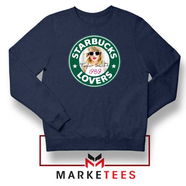Starbuck Taylor Swift Parody Navy Sweatshirt