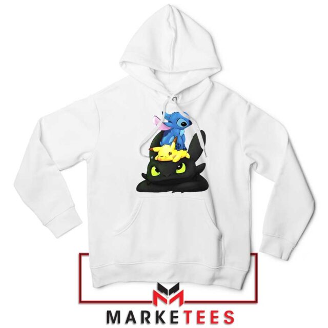 Stitch Pikachu Grinch Hoodie Pokemon Game Hoodies