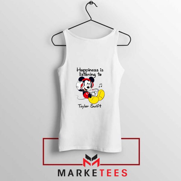 Swift Mickey Mouse White Tank Top