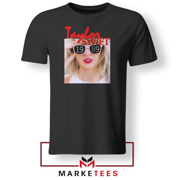 Taylor Swift 1989 Album Black Tshirt