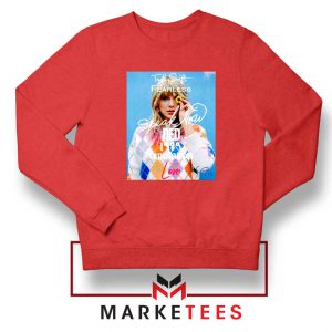 Taylor Swift Albums Signature Red Sweater