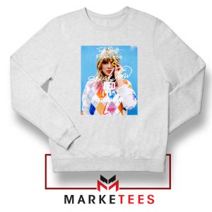Taylor Swift Albums Signature White Sweater