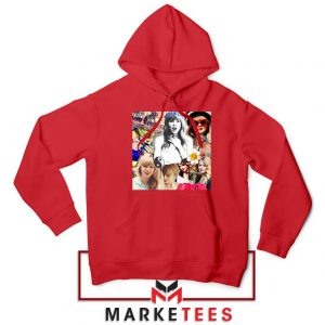 Taylor Swift Collages Red Hoodie