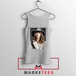 Taylor Swift Graphic Grey Tank Top