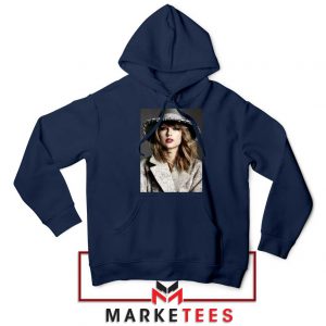 Taylor Swift Graphic Navy Hoodie