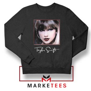 Taylor Swift Signature Black Sweatshirt