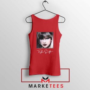 Taylor Swift Signature Red Tank Top
