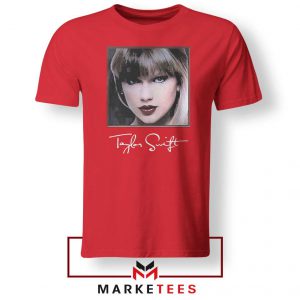 Taylor Swift Signature Red Tshirt