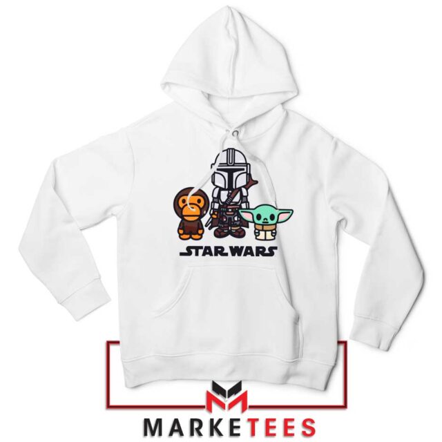 The Child Bape Baby Milo Hoodie Mandalorian Hoodies S-2XL