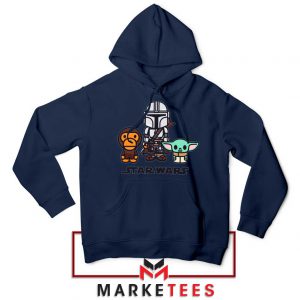 The Child Bape Baby Milo Hoodie Mandalorian Hoodies S-2XL - Apparel