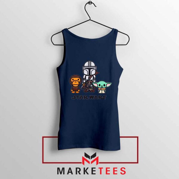 The Child Bape Baby Milo Navy Blue Tank Top