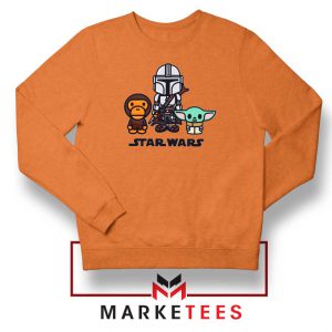 The Child Bape Baby Milo Orange Sweatshirt