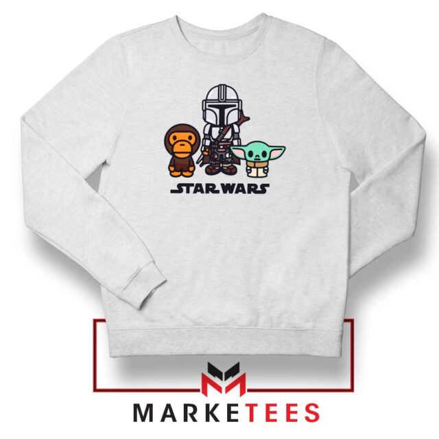 New 1 The Child Bape Baby Milo Sweatshirt Mandalorian