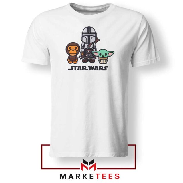 The Child Bape Baby Milo Tee Shirt Mandalorian Tshirts S-3XL