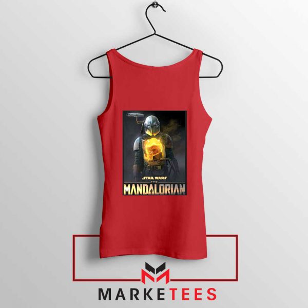 The Child Boba Star Red Tank Top