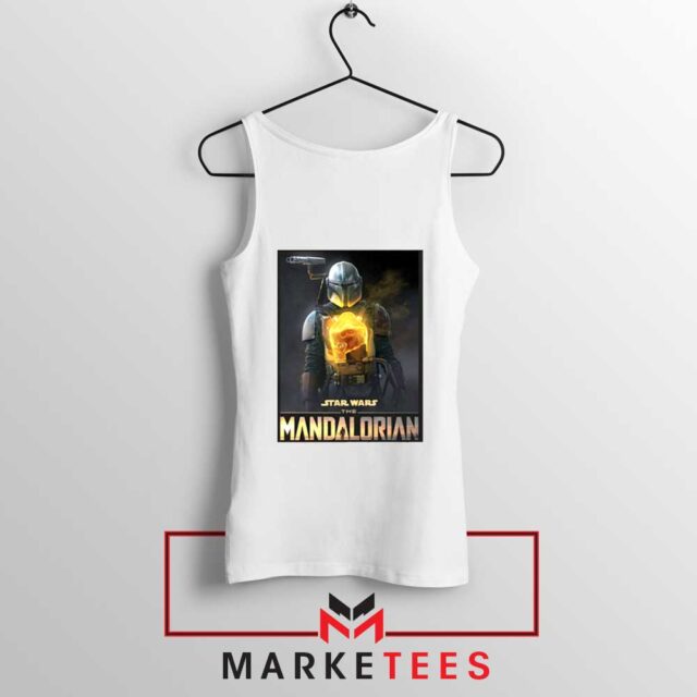 The Child Boba Star Tank Top The Mandalorian Tops S-3XL