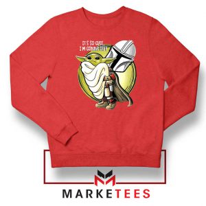 The Mandalorian Hug The Child Red Sweater