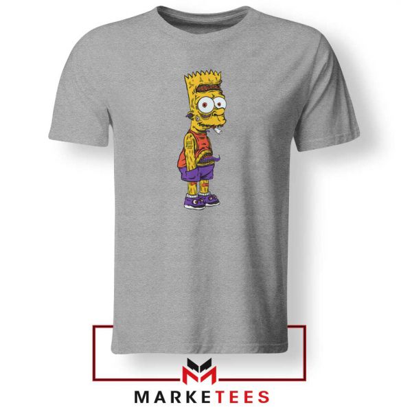 The Scary Bart Grey Tshirt