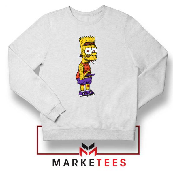 The Scary Bart White Sweater