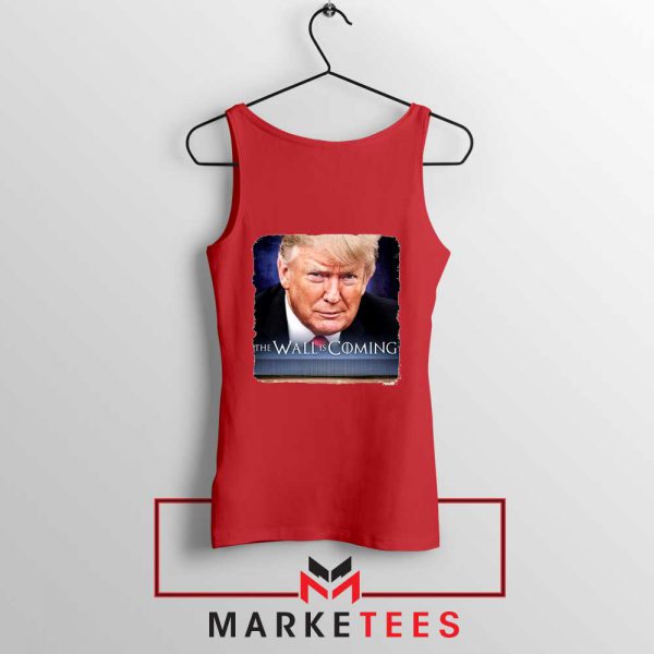 The Wall Is Coming Red Tank Top