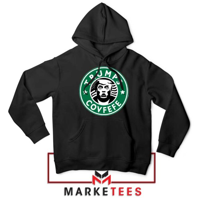 Trump Covfefe Hoodie Starbucks Parody Hoodies S-2XL