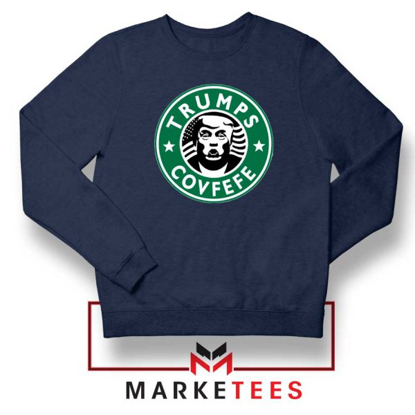 Trump Covfefe Navy Sweater