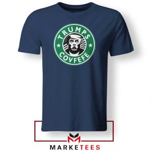 Trump Covfefe Navy Tshirt