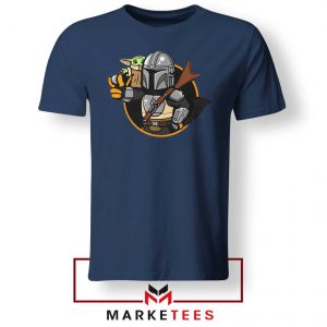 Vault Mando The Child Navy Blue Tee Shirt