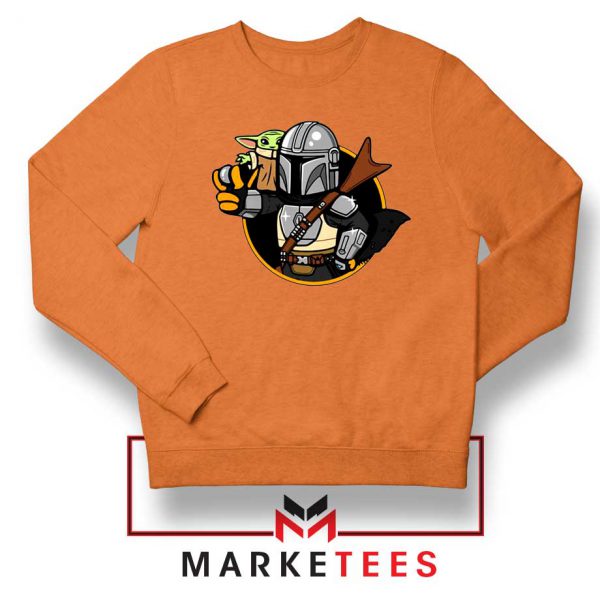 Vault Mando The Child Orange Sweatshirt