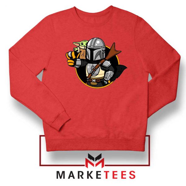 Vault Mando The Child Red Sweatshirt