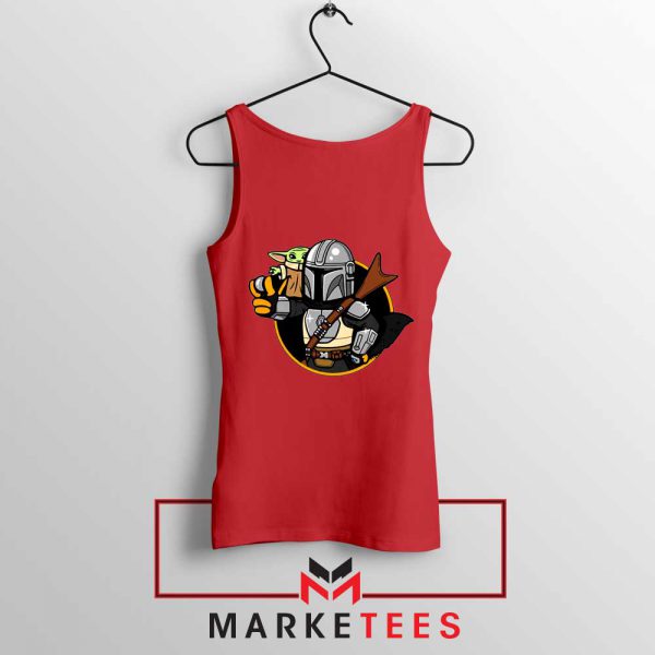 Vault Mando The Child Red Tank Top