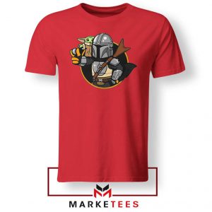 Vault Mando The Child Red Tee Shirt