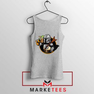 Vault Mando The Child SPort Grey Tank Top