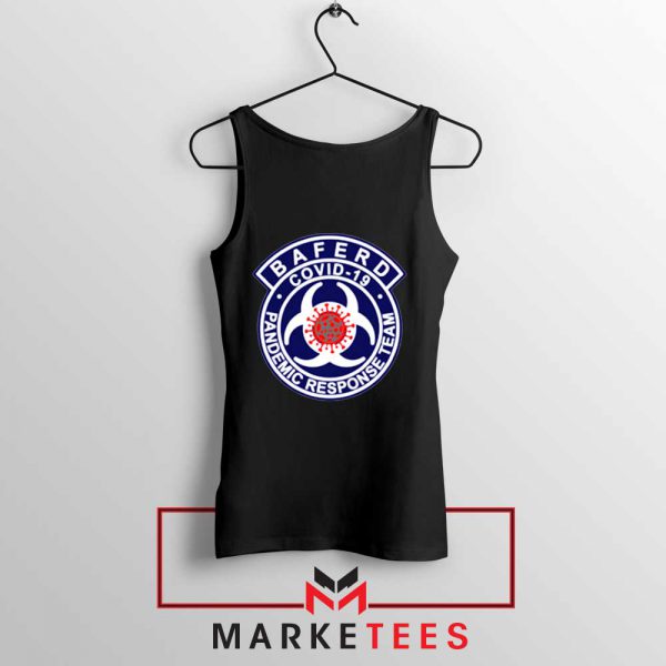 Baferd Covid 19 Logo Black Tank Top