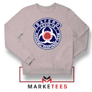 Baferd Covid 19 Logo Sport Grey Sweatshirt