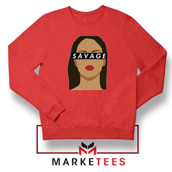 Best Savage Rihanna Red Sweatshirt