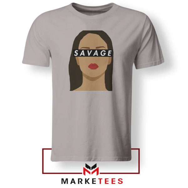 Best Savage Rihanna Sport Grey Tee Shirt