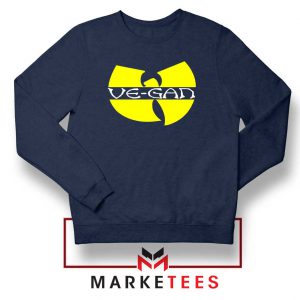 Best Vegan Wu Tang Clan Navy Blue Sweatshirt