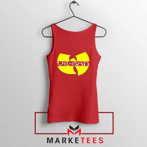 Best Vegan Wu Tang Clan Red Tank Top