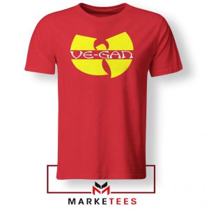 Best Vegan Wu Tang Clan Red Tshirt