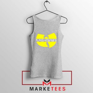 Best Vegan Wu Tang Clan Sport Grey Tank Top