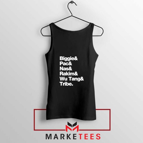 Biggie 2 Pac Nas Rakim Wu Tang Tribe Tank Top