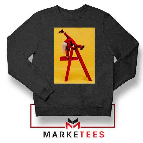 Billie Eilish Graphic Music Black Sweater