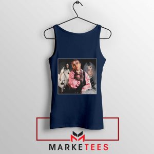 Billie Eilish Music Concert Navy Blue Tank Top