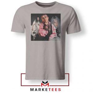 Billie Eilish Music Concert Sport Grey Tee Shirt