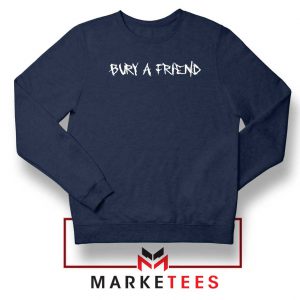 Bury a Friend Billie Eilish Navy Blue Sweater